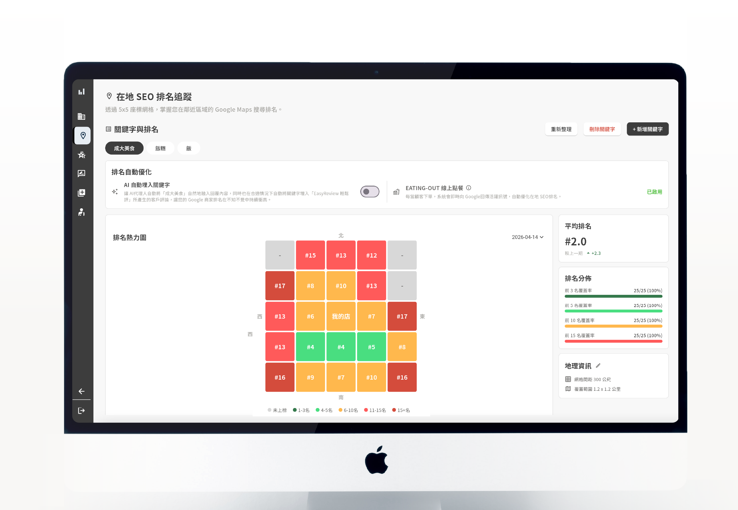 Google Maps SEO 追蹤功能展示